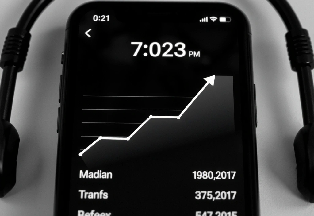 Graphique d'évolution des leads